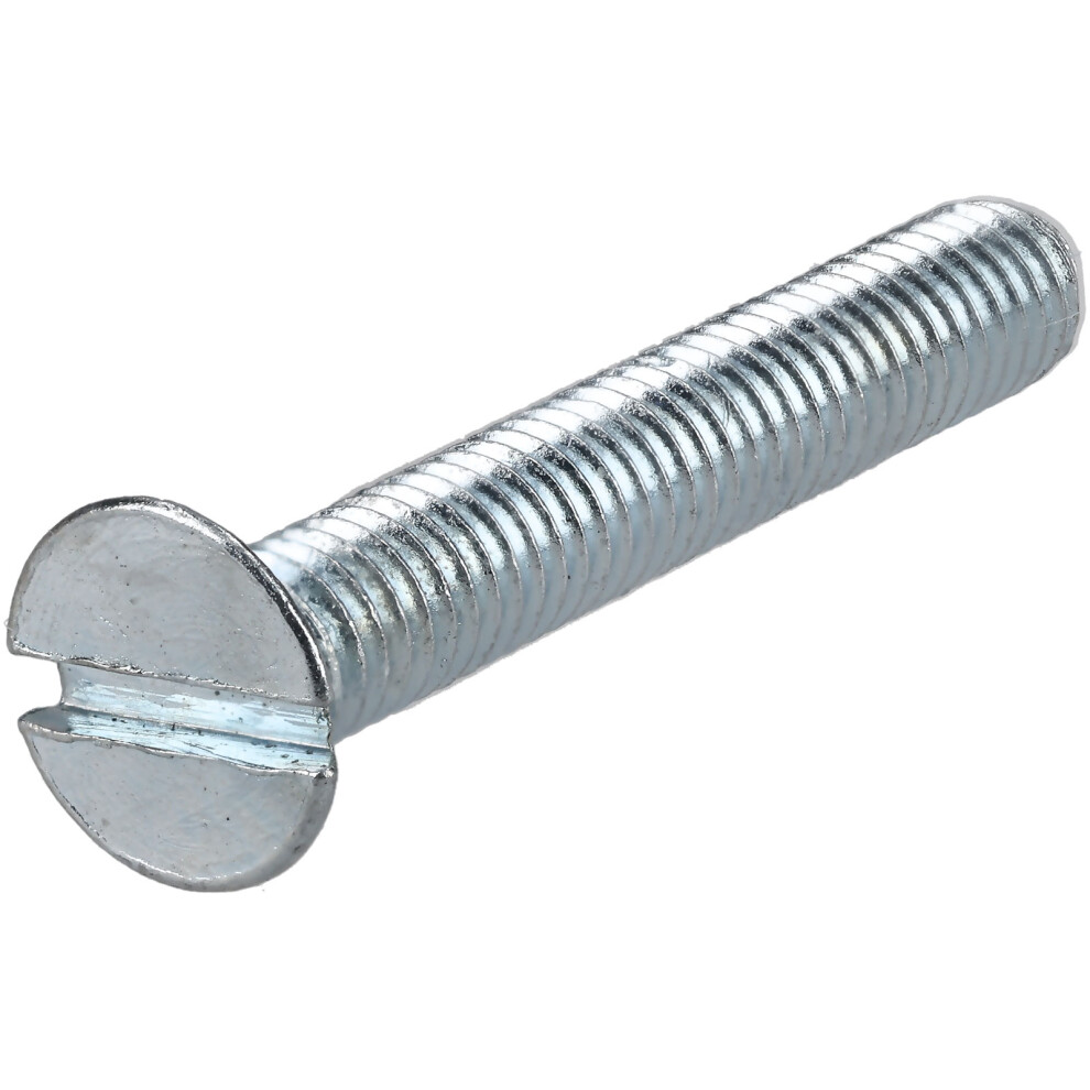 R-Tech 337063 Slotted Countersunk Machine Screws Bzp M3 20Mm - Pack Of 100 5053556009763