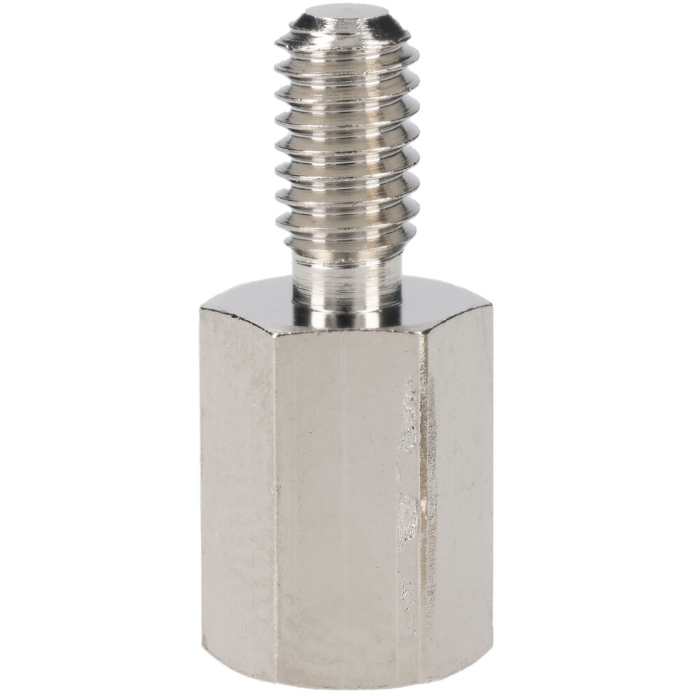 R-Tech 524381 Hex Threaded M-F Spacer Brass 7Mm A/F M4 10Mm - Pack Of 25 5053556004164