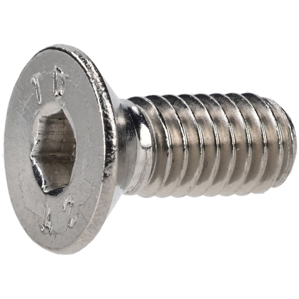 R-Tech 337503 M4 X 10 Hex Socket Countersunk Screws A2 St/St - Pack Of 100 5053556025251
