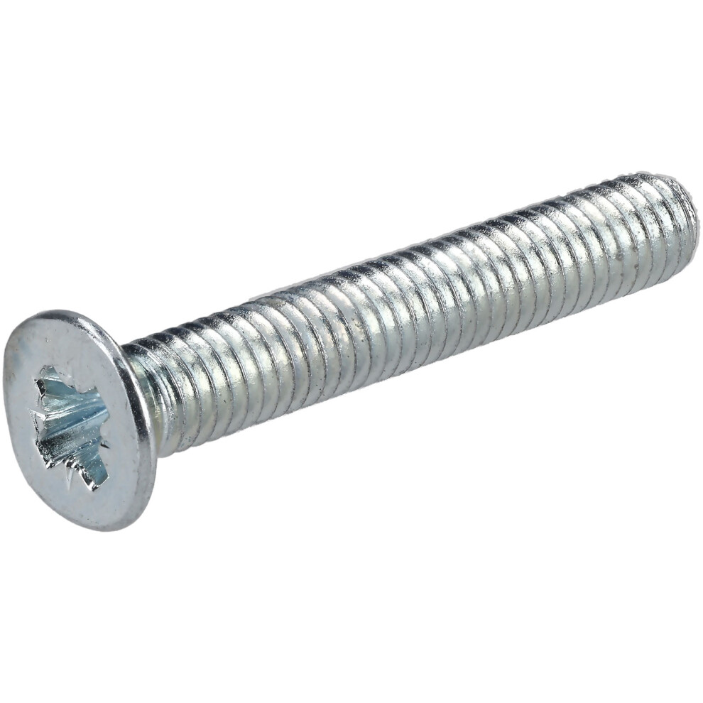 R-Tech 337071 Pozi Countersunk Machine Screws Bzp M3 20Mm - Pack Of 100 5053556009848