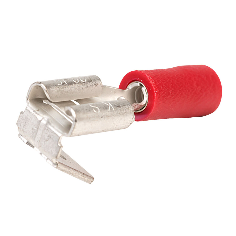 Truconnect 6.3Mm 12A Red Piggy Back Pack Of 100 5053556006977