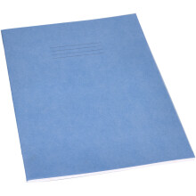 Rapid A4 Exercise Book Ruled 8mm & Margin 80 Page Dark Blue Box of 50