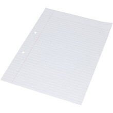 Rapid A4 Paper Ruled 8mm & Margin Punched 75gsm 500 Sheets