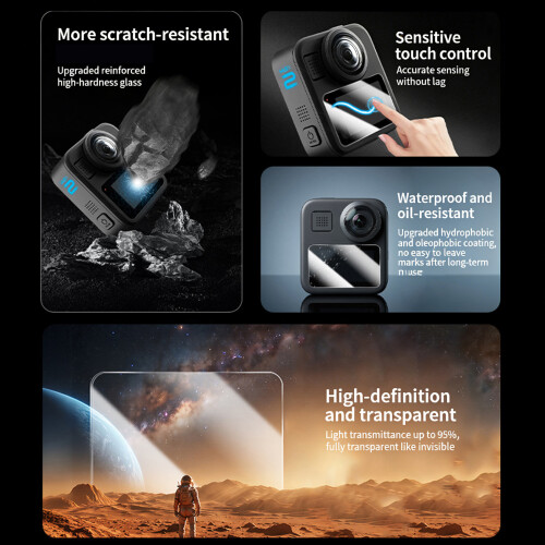Tempered Glass Screen Protectors Films For Max2 Clear-a set 1