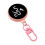 Round Keychain Digital Watch Featuring Digital Time Display-1 1
