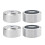 Support de pointes de haut-parleur HIFI, coussinet-argent grand 1
