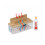 Bamboo Cable Organizer Box with Phone & Tablet Holders 5