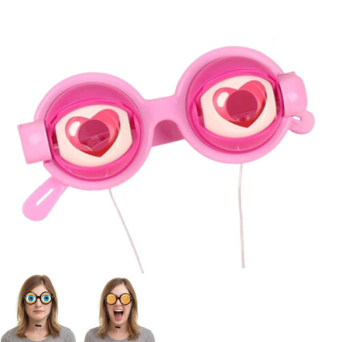 Zwinkerbrille mit Zugmechanismus – Rosa 1
