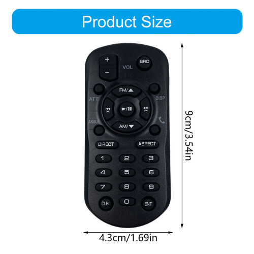 Ergonomic Remote Control for MBE222 RM-RK258 Multimedia Receiver 2