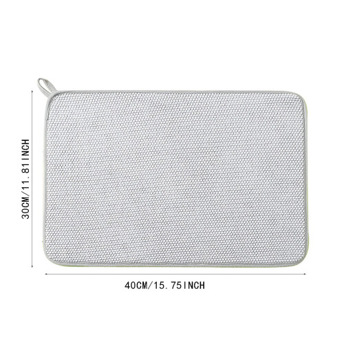 Microfiber Dish Drying Mat 12.2 x 7.87 in 2