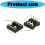 Gold Plated Hole DIP8 IC Socket Minimizes Signals Loss For High 3