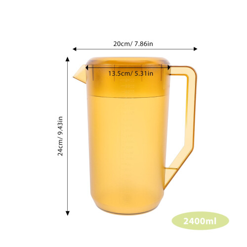 Κανάτα Χυμού PC σε Χακί με Στόμιο, 2.5L 1