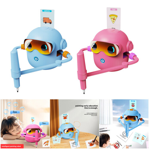 Electric Drawing Robot Child Creativity Development-Blue 2