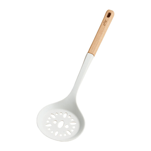 Silicone Slotted Spatula Colander 12.2in White 1 Pc 1