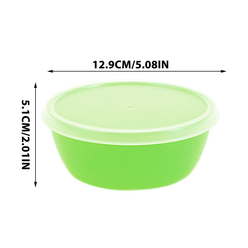 Mixing Bowl Set Plastic with Lids 4 Pieces 2