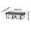 Stainless Steel 3-Compartment Bento Box, Leak-Proof 2