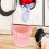 Roze ronde draagbare wasmand van plastic (1 stuk) 5