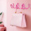 Waved Designs Metal Wall Hook With 3 Sturdy Hooks For-Pink 2