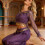 Professional Women's Belly Dance Top with Sequins and-Red os 7