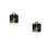 2Sets DIY Clock Mechanism Kit Battery Powered Plastic Clock Hands Gold 1