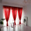 Meiiso blackout curtain bright red 200x100cm single panel 3