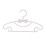 10 Pack Kids Bow-Shaped Coat Hangers, PP Plastic, 29 x 17 cm 2