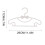 10 Pack Kids Bow-Shaped Coat Hangers, PP Plastic, 29 x 17 cm 3