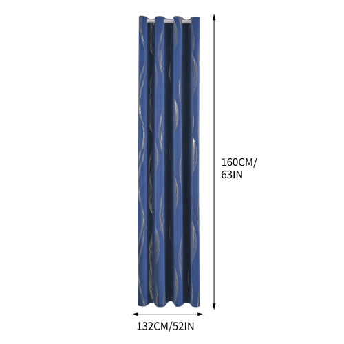 Sheer Curtain Panel Pair 63x52 in for Bedroom 2