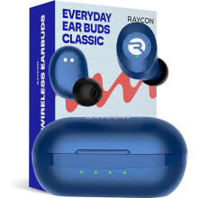 Raycon The Everyday Bluetooth Wireless Earbuds with Microphone- Stereo Sound in-Ear Bluetooth Headset True Wireless Earbuds 32 Hours Playtime