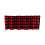Buffalo Check Plaid Window Valance White Black Farmhouse 2