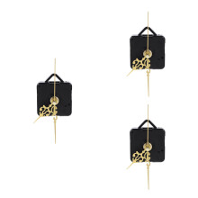 3Sets Golden Clock Mechanism Replacement Plastic DIY Wall Clock Kit