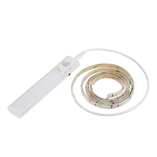 LED strip compatible wardrobe with motion sensor 1 m - Warm white_Surprise Gift 1