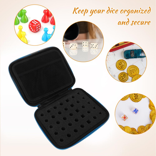 70 Organizer Box Mit Schwammfach Große Kapazität Blau 2