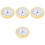 4Pcs Multi Color Clock Head Insert with High Precision Quartz Movement 2