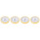 4Pcs Multi Color Clock Head Insert with High Precision Quartz Movement 3