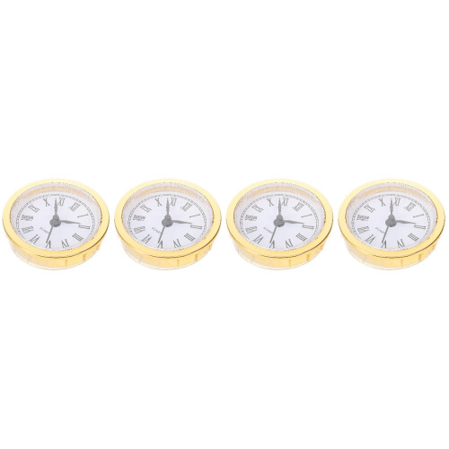4Pcs Multi Color Clock Head Insert with High Precision Quartz Movement 2