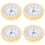 4Pcs Multi Color Clock Head Insert with High Precision Quartz Movement 4