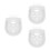 3Pcs White No Punching Camera Bracket Wall Mounted Router Shelf 3