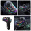 ABS Wireless Car Player Black Transmitter Adapter with USB Ports 6