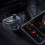 ABS Wireless Car Player Black Transmitter Adapter with USB Ports 8