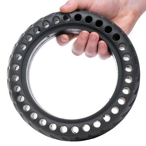 2-Pack - Xiaomi Tires with Tools - Puncture-Free / Electric Scooter_Black/black_Surprise Gift 1