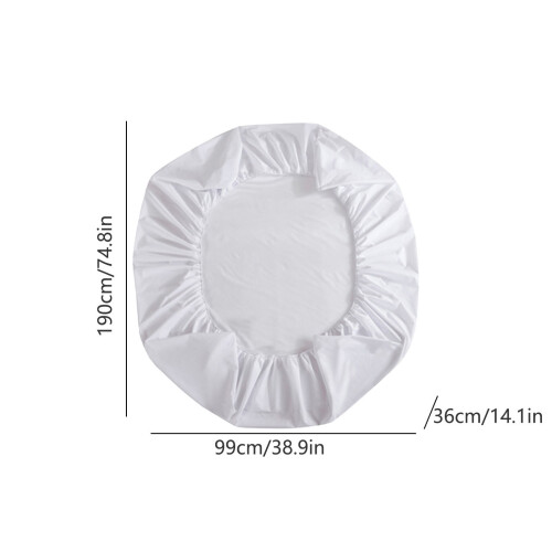 Housse de matelas imperméable en polyester TPU (1 pièce) 2
