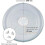 Plato para microondas de 24,5 cm Plato de vidrio para microondas R_Surprise Gift 5