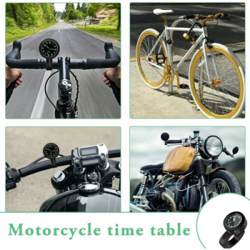 Black Friday Waterproof handlebar mounted watch universal motorcycle bicycle handlebar_Surprise Gift 2