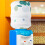 White Polyester Water Dispenser Barrel Cover Elastic Fit 4
