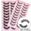 10 ζευγάρια ψεύτικες βλεφαρίδες 3D Mink DD Curl Russian_Δώρο έκπληξη 3