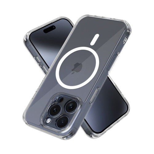 iPhone compatible 16 - Silicone case - Magsafe Transparent_Surprise Gift 1