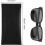 3-pack Soft PU Leather Eyeglass Cases, Protective Case compatible Portable Sunglasses_Surprise Gift 4