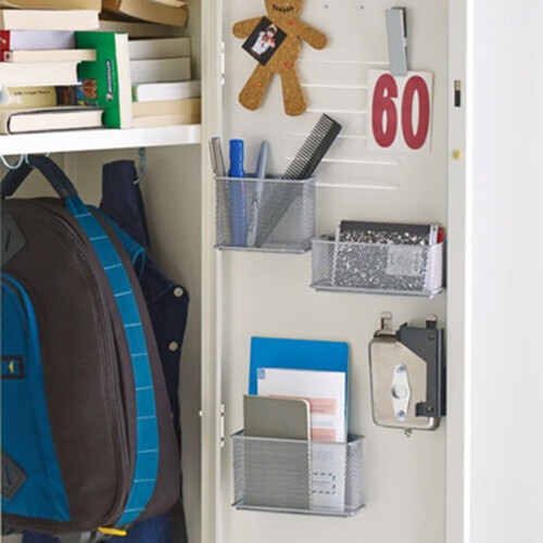 Metal Magnetic Storage Basket for Fridge or Whiteboard 1
