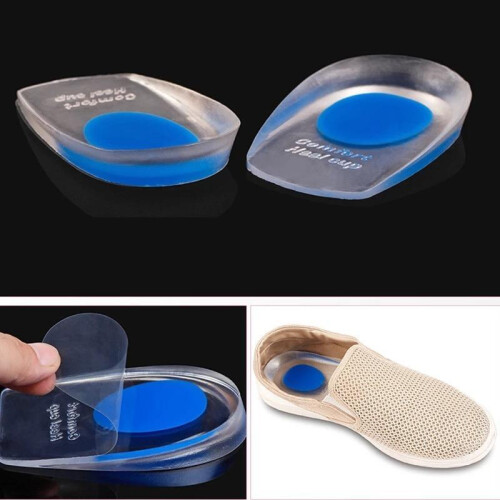 2-pack Heel Inserts - Silicone Shoe Inserts - Transparent_Surprise Gift 1